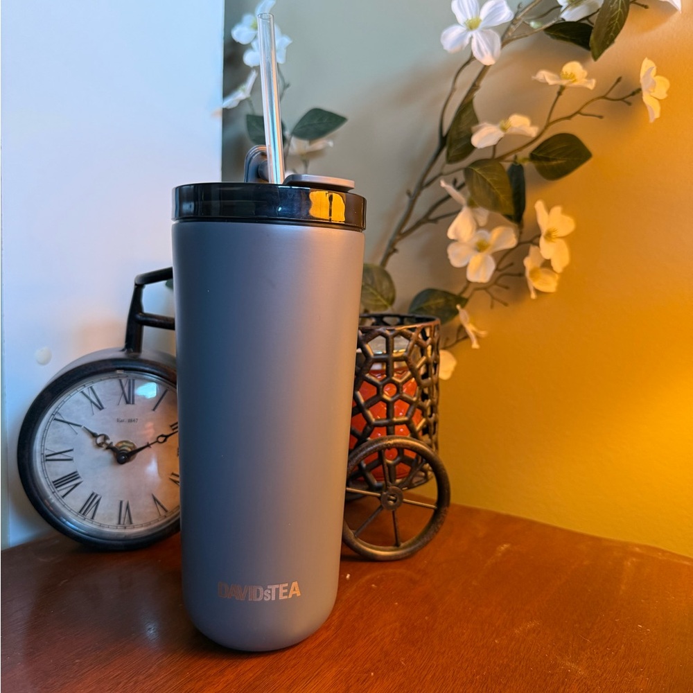 Matte Grey David’sTea Tumbler